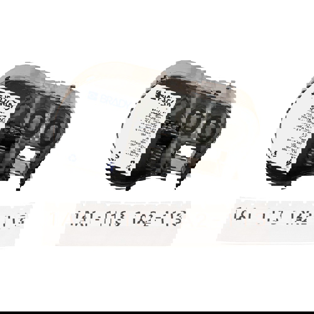 Labels, Ribbons & Tapes; Application: Self-Laminating Labels ; Type: Self-Laminating Labels ; Color Family: White ; Color: Black on White, Clear ; For Use With: BMP41; BMP51; BMP53; M511 ; Material: Vinyl